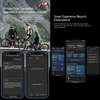 W640 8MP AI Cycling Smart Glasses with 6-Axis Stabilization — water and sweat resistance
